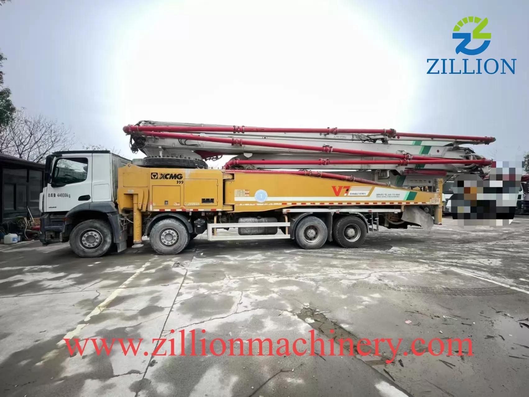 2020 XCMG 62m Long Boom Truck- mounted Concrete Pump Car on SANY Chassis