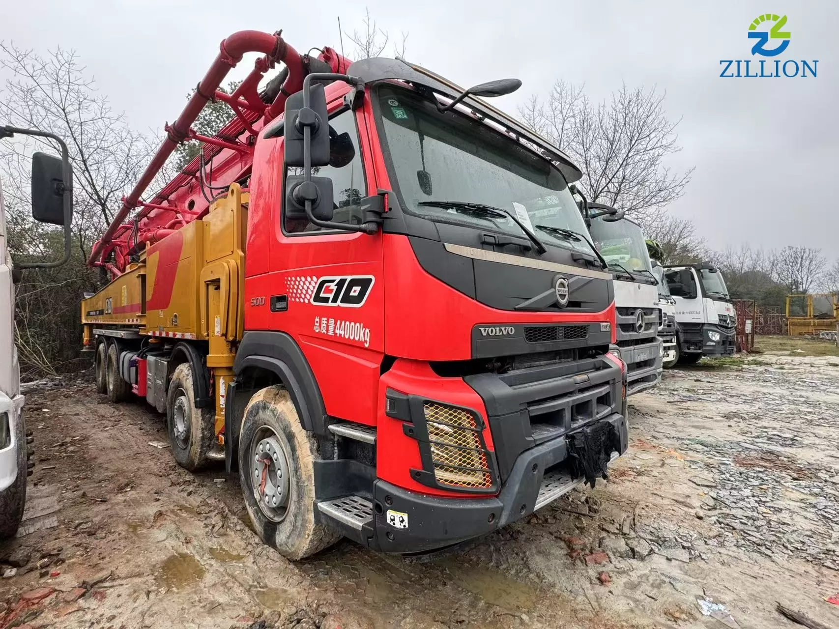 High Quality 2021 SANY Boom Pump 62m Truck- mounted Concrete Pump Car on VOLVO Chassis