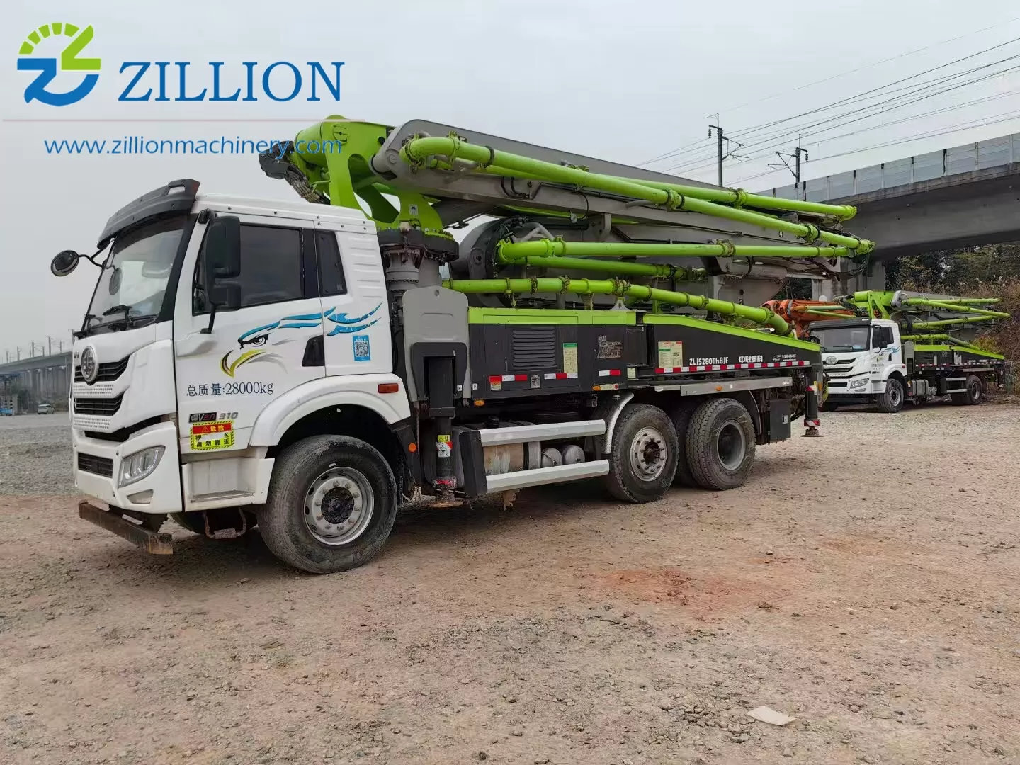 2021 Zoomlion Boom Pump 43m Truck- mounted Concrete Pump Car on FAW Chassis