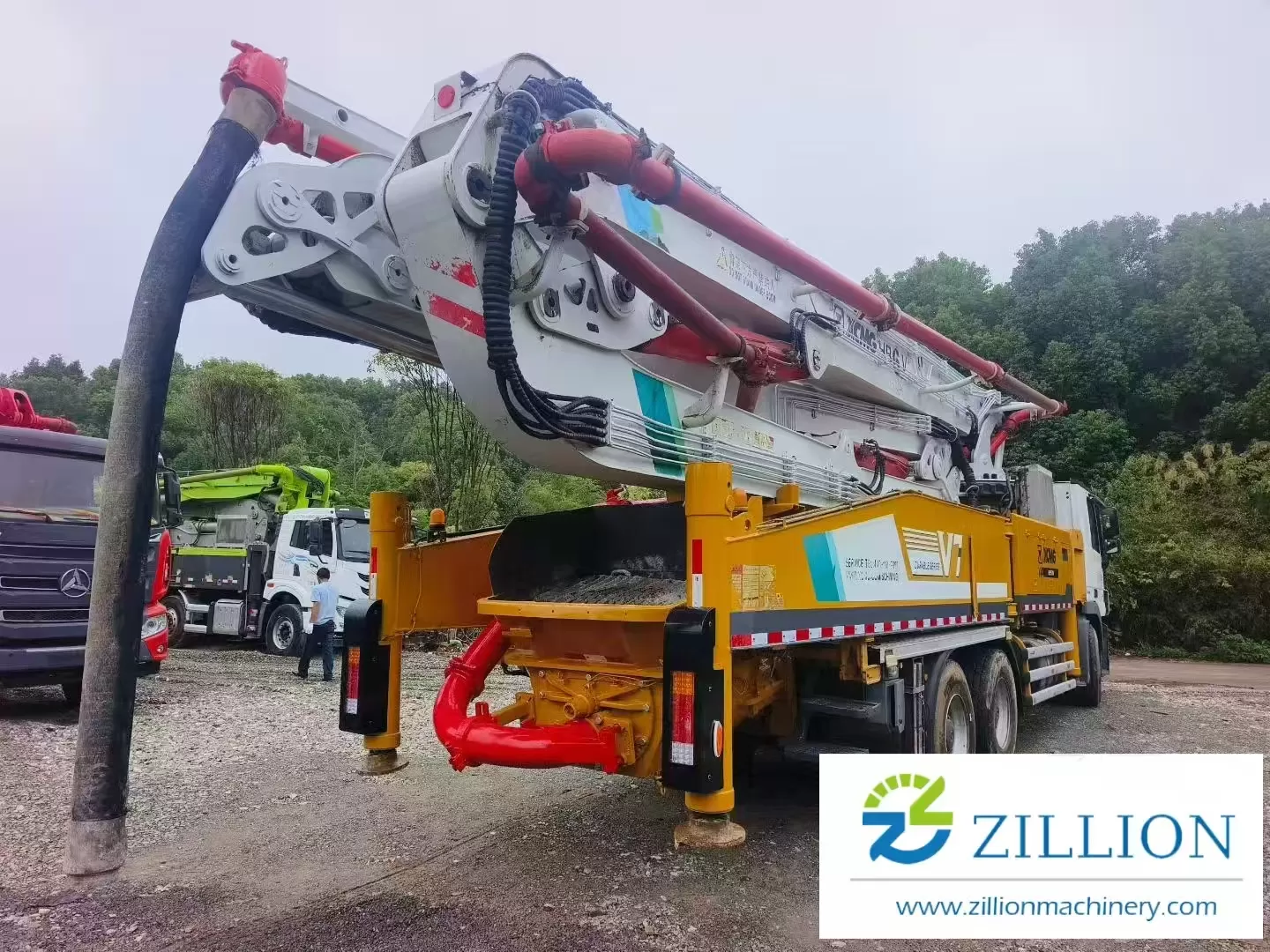 2019 XCMG 50m Concrete Pump Truck | Mercedes-Benz Chassis