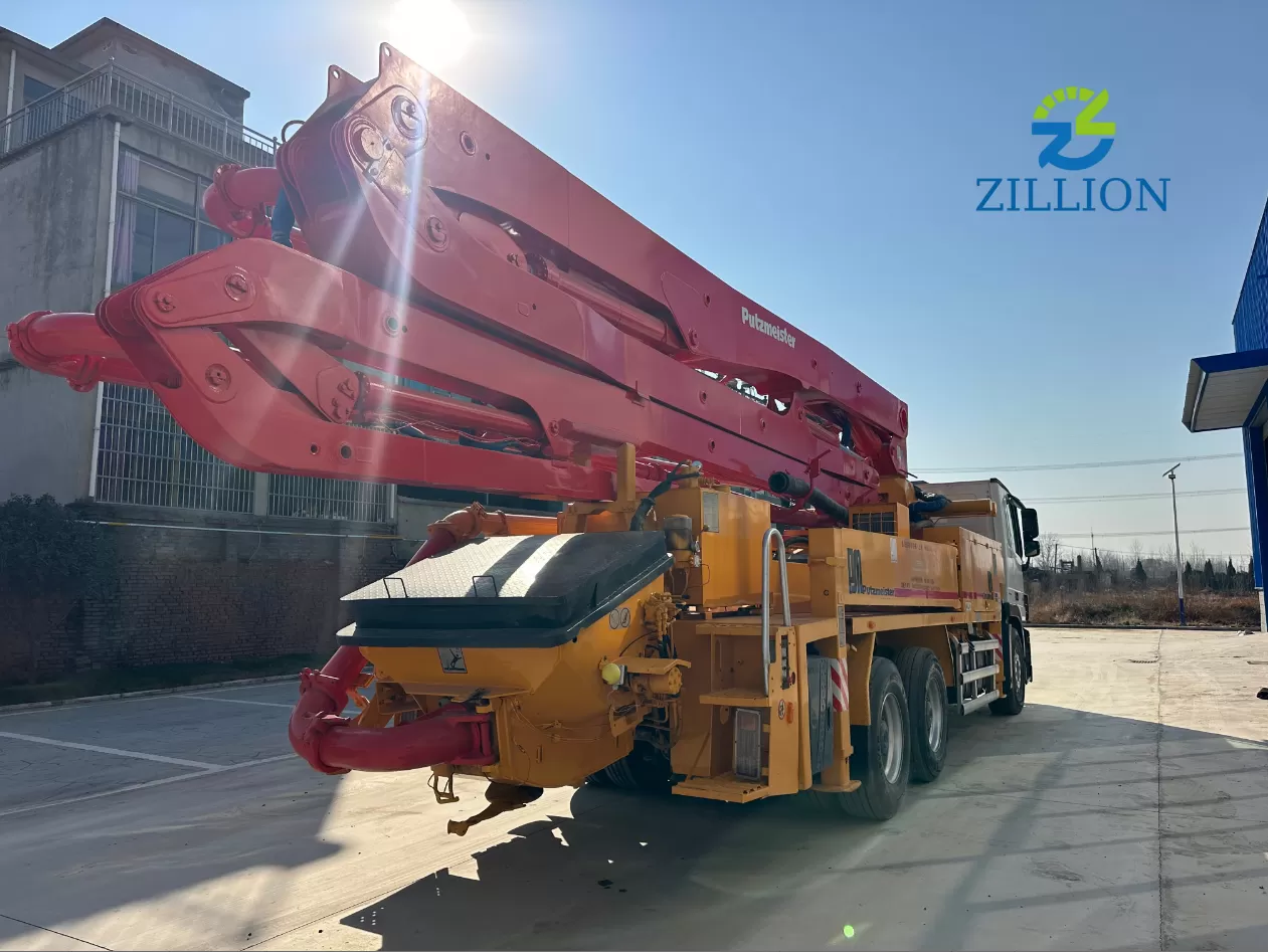 2018 Used Putzmeister 38M Concrete Pump Truck | Mercedes-Benz Chassis | Reliable High-Reach Solution