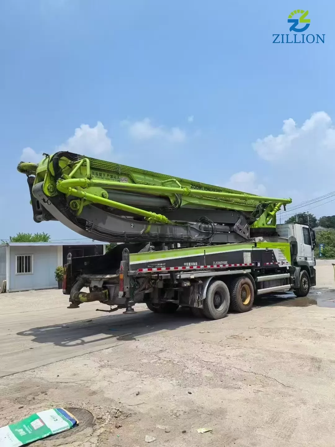 High Quality 2018 ZOOMLION Boom Pump 49m Truck- mounted Concrete Pump Truck on Mercedes-Benz Chassis
