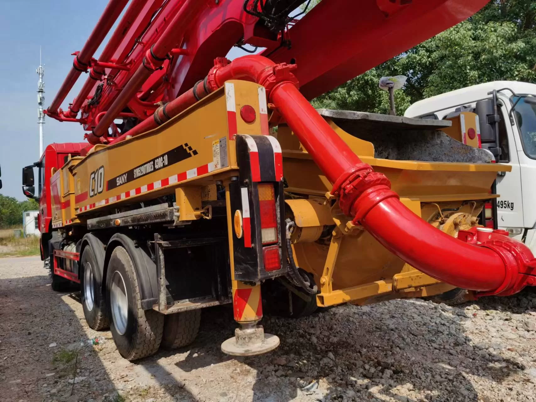 2020 Sany Truck- mounted Concrete Pump Car 43m Boom Pump on Sany Chassis