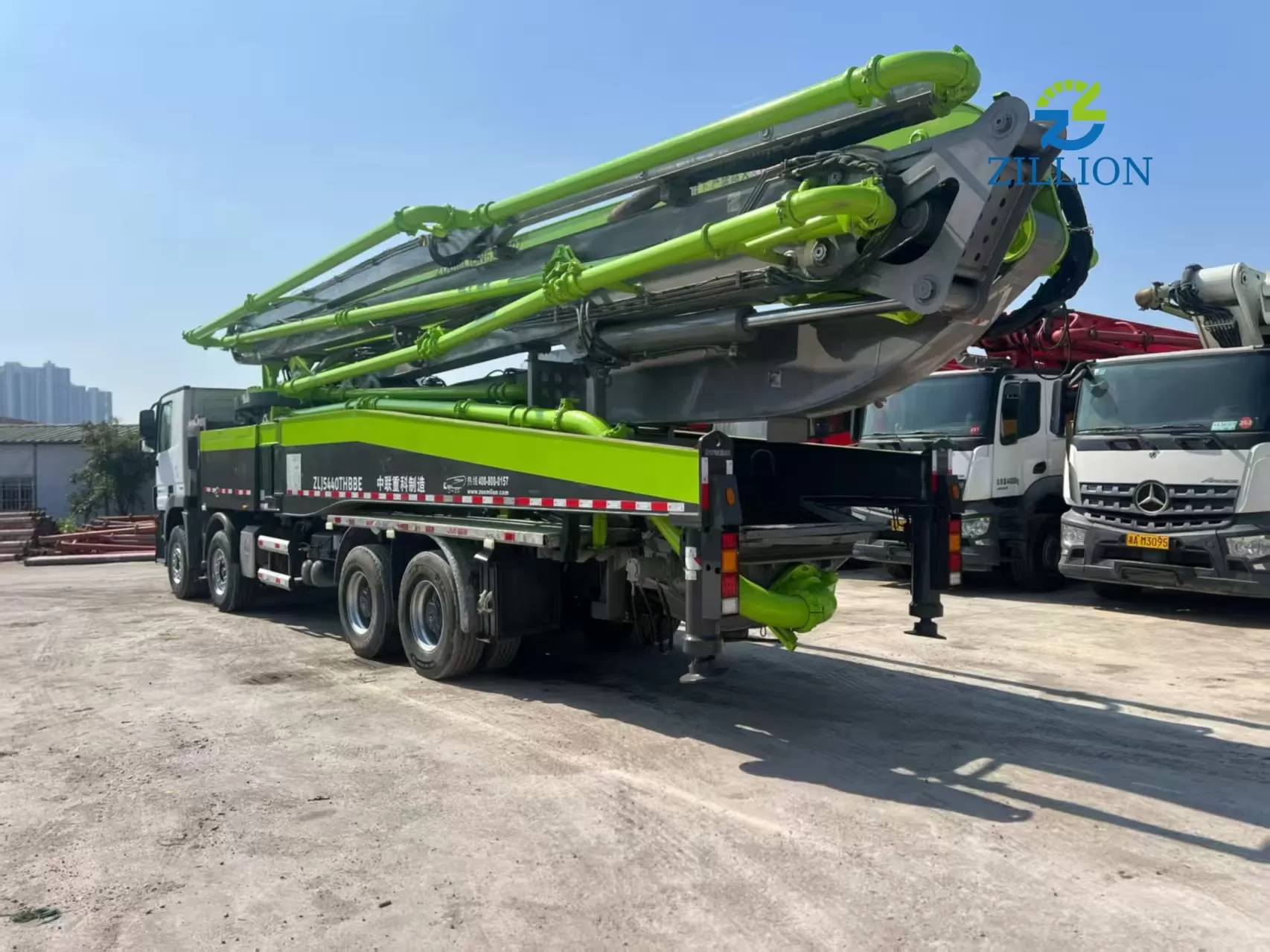 2018 Zoomlion 56m Concrete Pump Truck | Mercedes-Benz Chassis