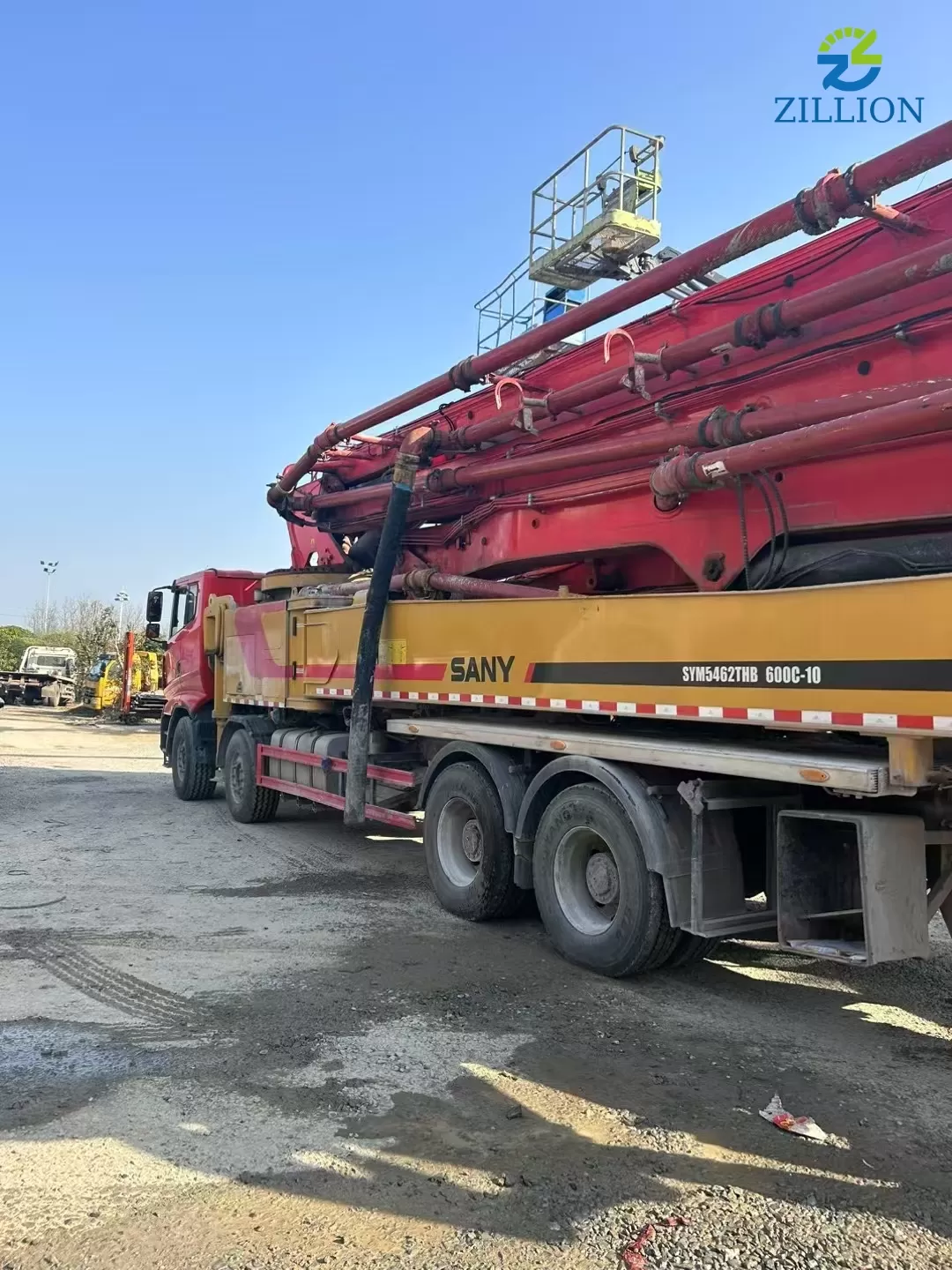 High Quality 2021 SANY Boom Pump 60m Truck- mounted Concrete Pump Car on SANY Chassis