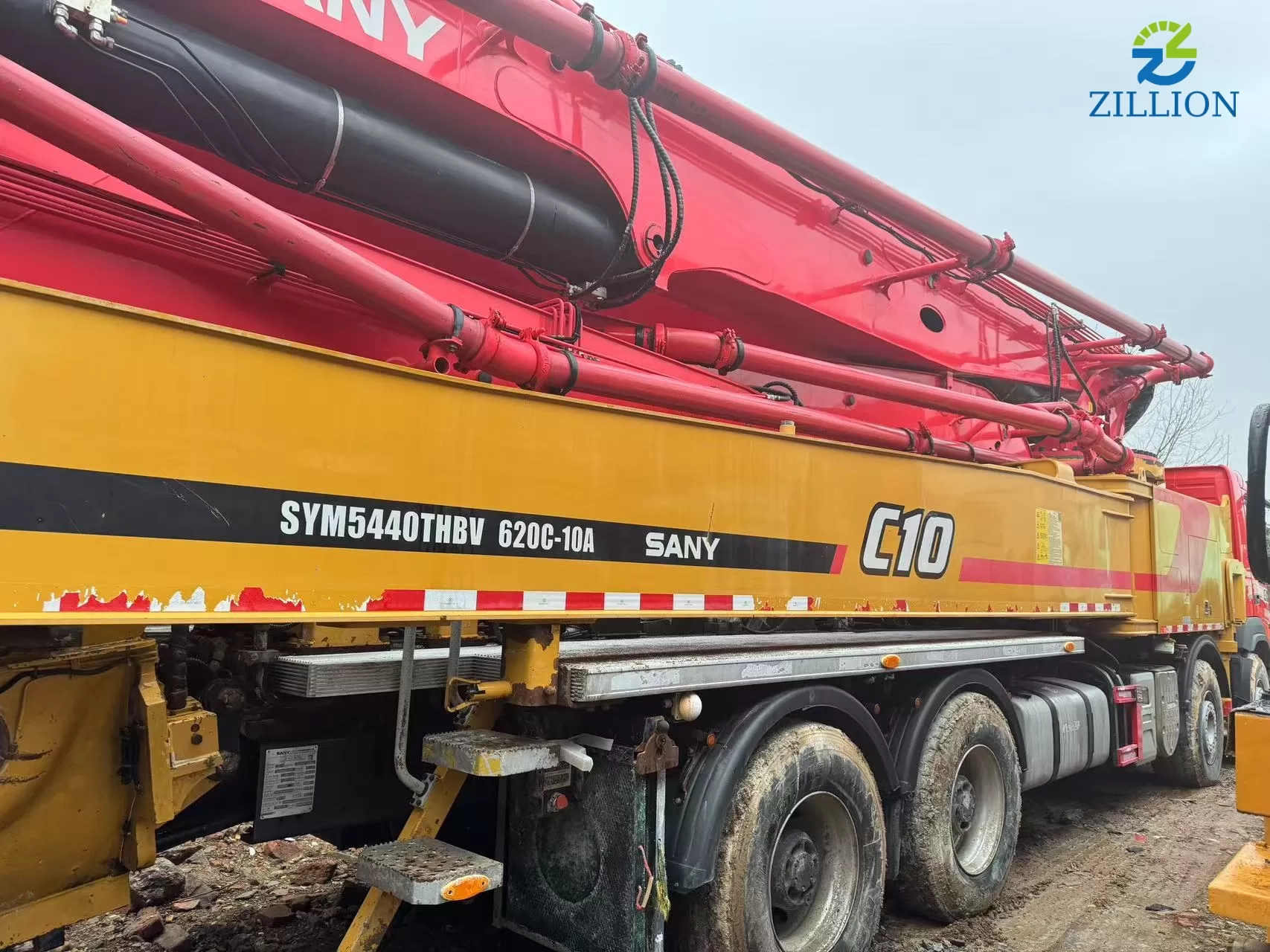 High Quality 2021 SANY Boom Pump 62m Truck- mounted Concrete Pump Car on VOLVO Chassis