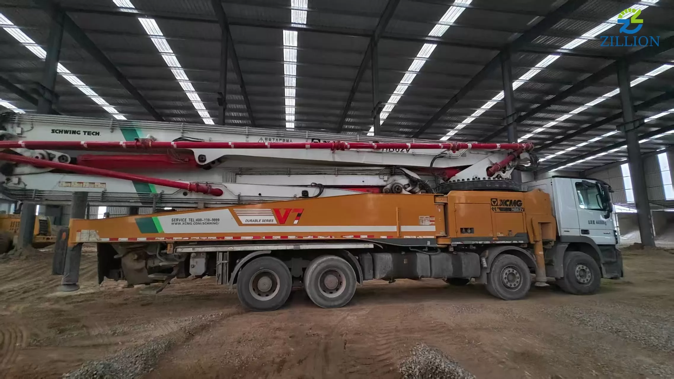 2020 XCMG 62m Truck-Mounted Concrete Pump Truck with Mercedes-Benz Chassis