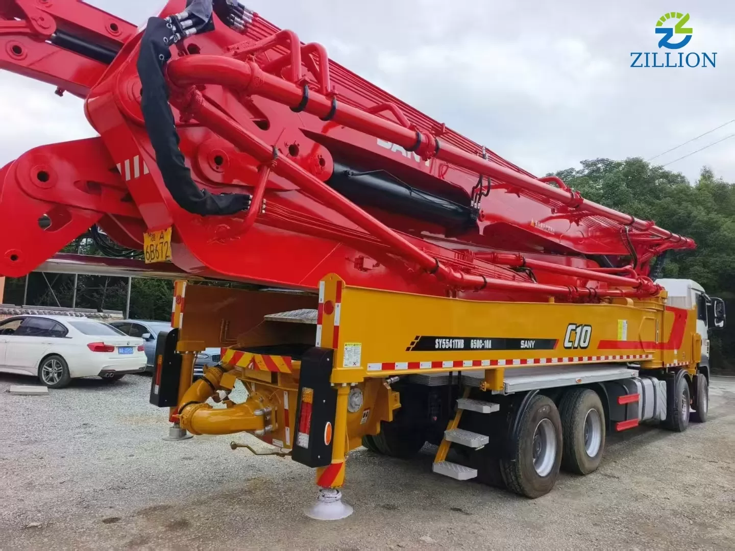 High Quality 2017 Sany Boom Pump 65m Truck- mounted Concrete Pump Car on Man Chassis