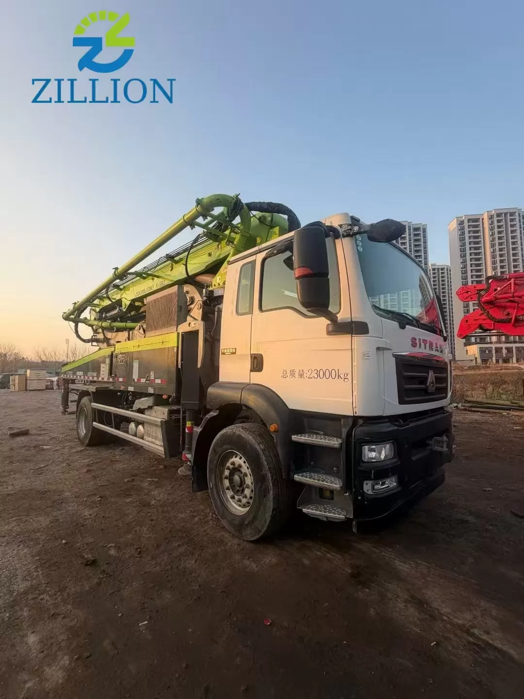 2024 Used Zoomlion 38M Concrete Pump Truck | Sitrak Chassis | Reliable High-Reach Solution