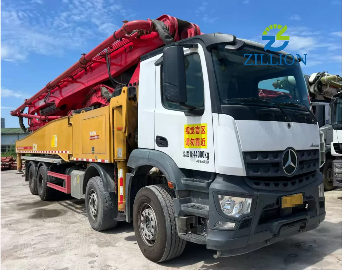 2020 Used SANY 56M Concrete Pump Truck | Mercedes-Benz Chassis | Reliable High-Reach Solution